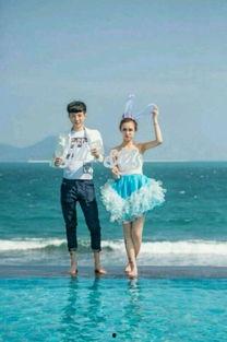 大美和高迪的婚纱照片,浪漫婚纱照中的艺术与爱情交响